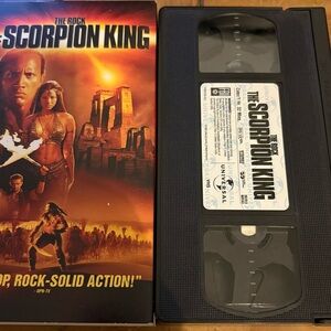 Universal The Scorpion King VHS - Fiery Orange and Black